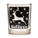Votive/Shot Glass - Reindeer Believe - 2.5 Ounce