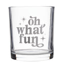 BarConic® Glassware - Oh What Fun - Old Fashion Glass - 10 ounce