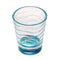 BarConic® 1.75oz Blue/Teal Wave Shot Glass