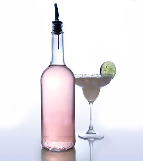 1 Litre Clear Glass Water Bottle (No Cap)