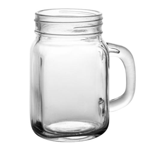 12 oz drinking mason jars bulk BarConic Glassware, Mason Jar Mug Glass, 12 ounce, CASE OF 12