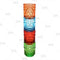 Colored Tiki Stacking Tumblers (12oz) - Set of 4