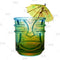 Colored Tiki Stacking Tumblers (12oz) - Set of 4