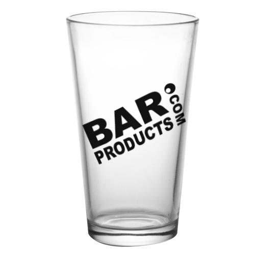 BarProducts.com Logo Mixing Glass - 16 ounce