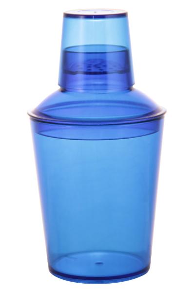 Clear 3 Piece 18 oz. Plastic Cocktail Shaker