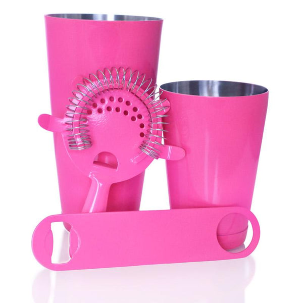 Set Shaker Cocktail IOV - 680.4 Gr, Acciaio Inox, Con Colino E Ricette Set Shaker Cocktail IOV - 680.4 Gr, Acciaio Inox, Con Colino E Ricette
