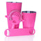 Neon Pink  4 piece Speed Opener Bar Set with 18 oz. Shaker Tin