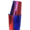 Cocktail Shaker Tin 18oz. – Red & Blue Color Fusion