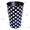 Cocktail Shaker Tin - Printed Designer Series - 18oz weighted - Polka Dots