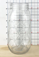 BarConic® - Diamond Cut Mason Jar - 24oz