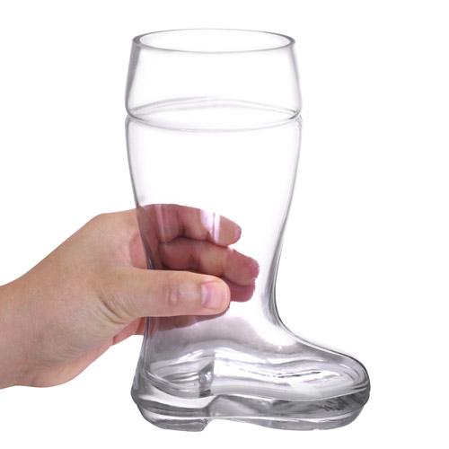 BarConic® 26 ounce Glass Beer Boot - Das Boot Beer Glass – Bar Supplies