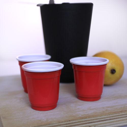BarConic® 2 oz. Red Plastic Cups (200 Count) – Bar Supplies