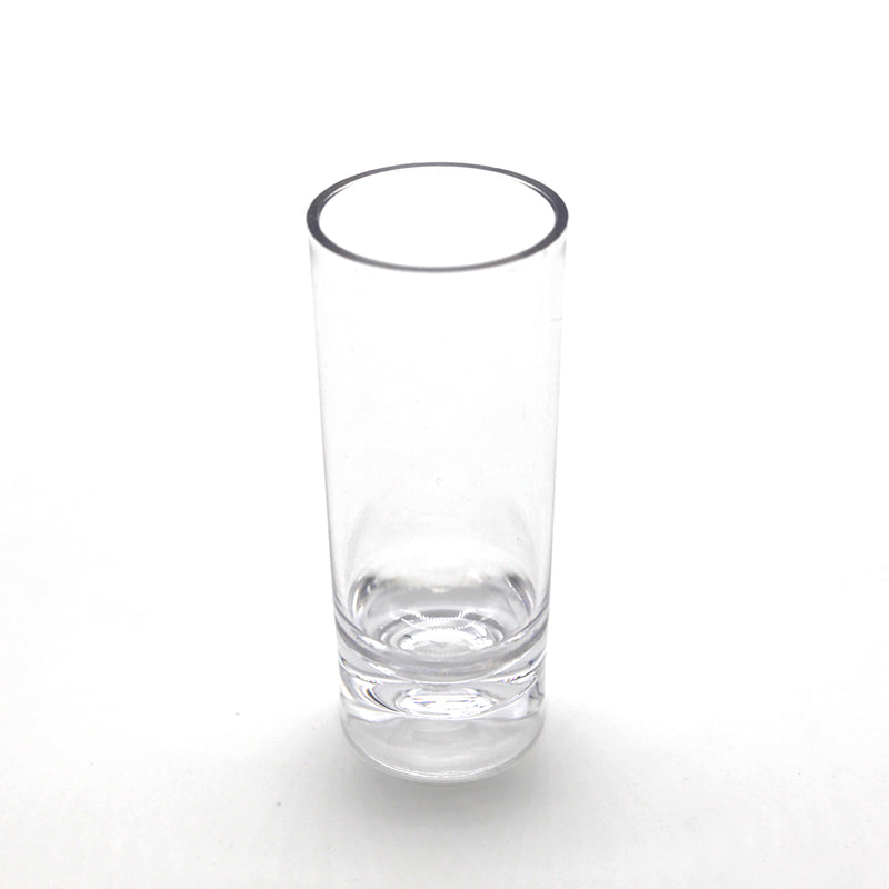 2OZ CLEAR PLASTIC SHOT GLASS (individual)