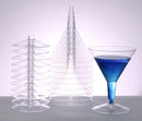 Plastic (Polystyrene) Martini Glass - 5 ounce (sleeve of 12)