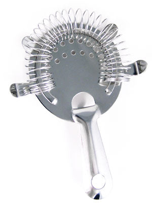 2Pcs Cocktail Strainer,4-Prong Stainless Steel Strainer A-Silver2pcs