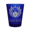 CUSTOMIZABLE - 1.5oz Blue Frosted Shot Glass - Crest 1