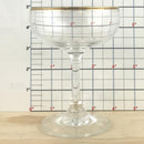 BarConic® 7 oz Gold Rimmed Coupe Cocktail Glass