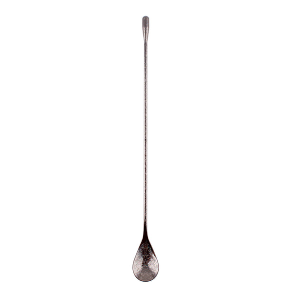 BarConic® Teardrop Bar Spoon - Floral Etched - ( Color Options )
