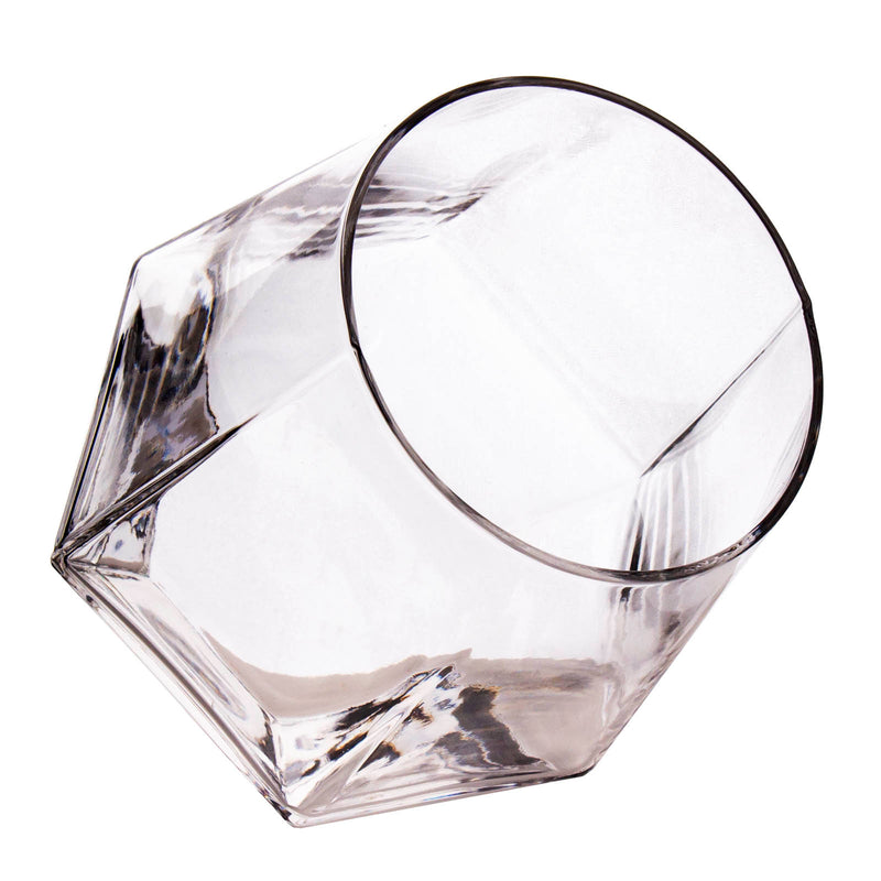 Diamond Cut Glass Drinking Cup