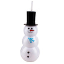 BarConic® Snowman Party Yard with lid & straw - 34oz