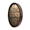 Custom Barrel Top “Man Cave, Scotch, Cigars, Solitude” Wall Clock