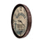 Vintage Imports - Custom Wood Barrel Top Clock