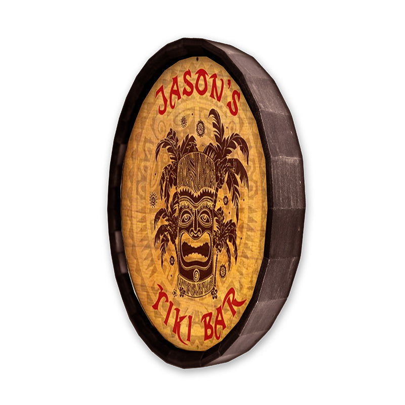 Barrel Top Tavern Sign - Tiki Bar