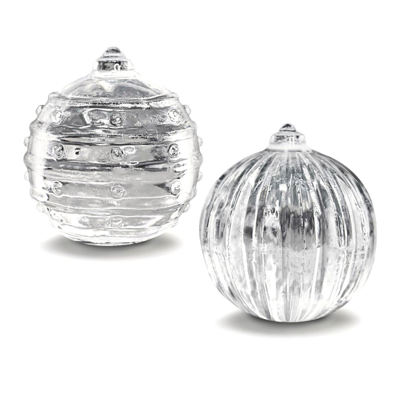 Tovolo Dots & Stripes Ornament Ice Molds - Set of 2