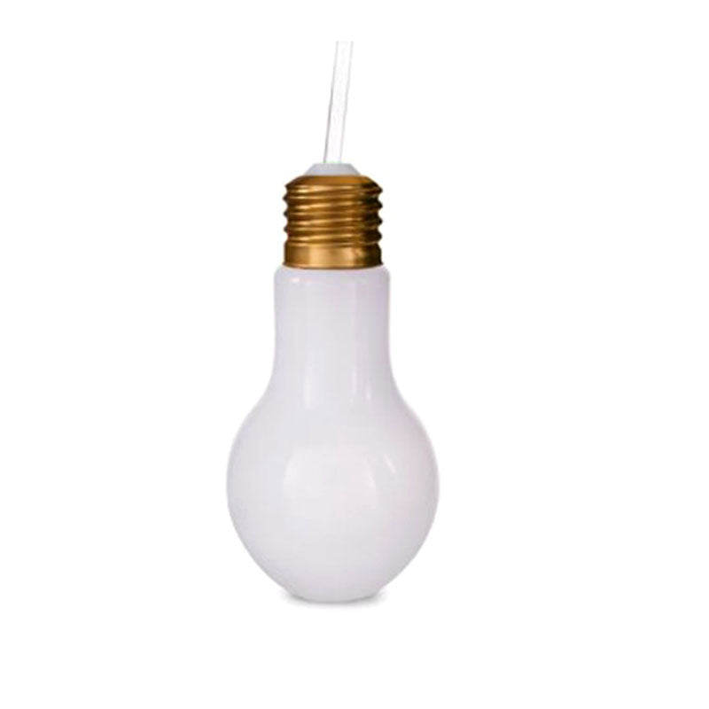 LED Light Bulb Cup w/ Lid and Straw - 16 ounce