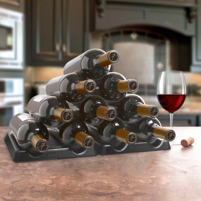 Plastic Wine Bottle Stacker