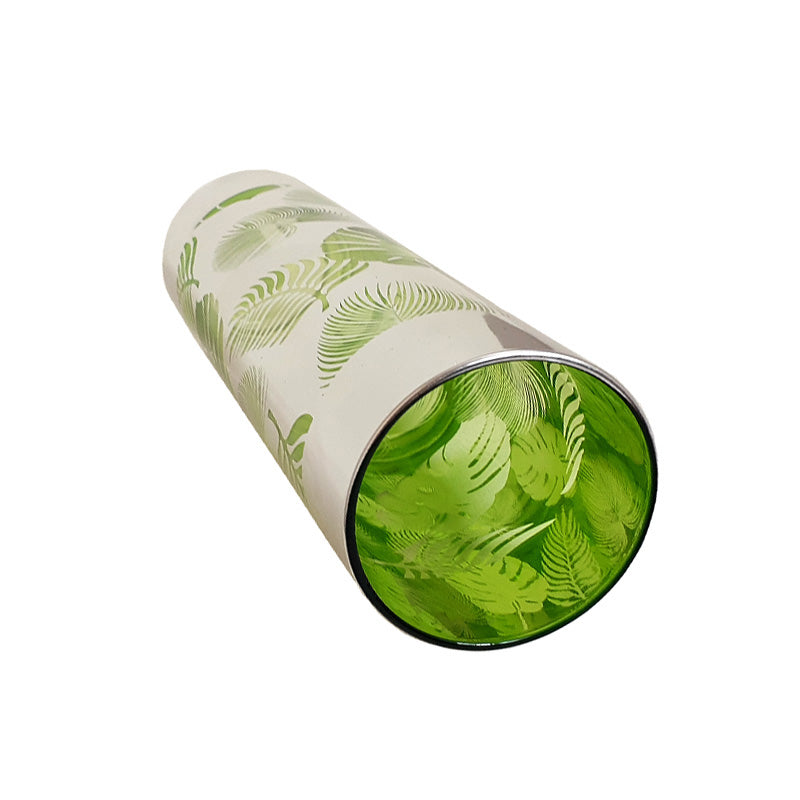 Tom Collins Glass - Tropical Leaves - 16 ounce