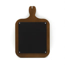 STAINED WOOD PLAQUE MENU - CUTTING BOARD SHAPED CHALKBOARD 