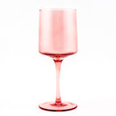 13.5 ounce - Mid Century Wine Glass - Blush