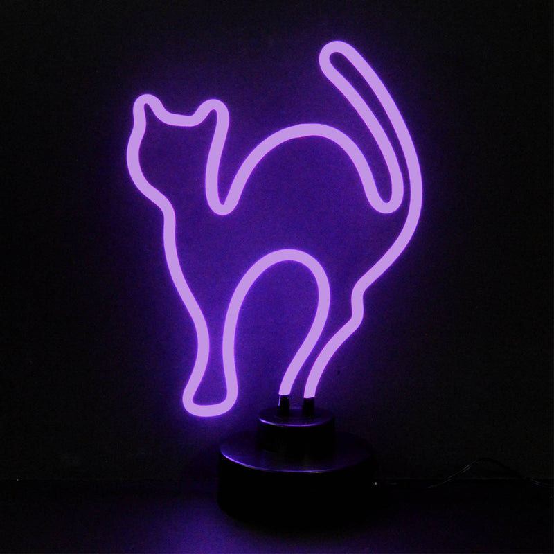 Neon Sign - Purple Cat