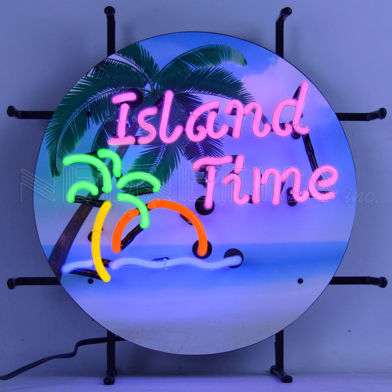 Neon Sign - Island Time