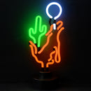 Neon Sculpture - Coyote Moon Cactus