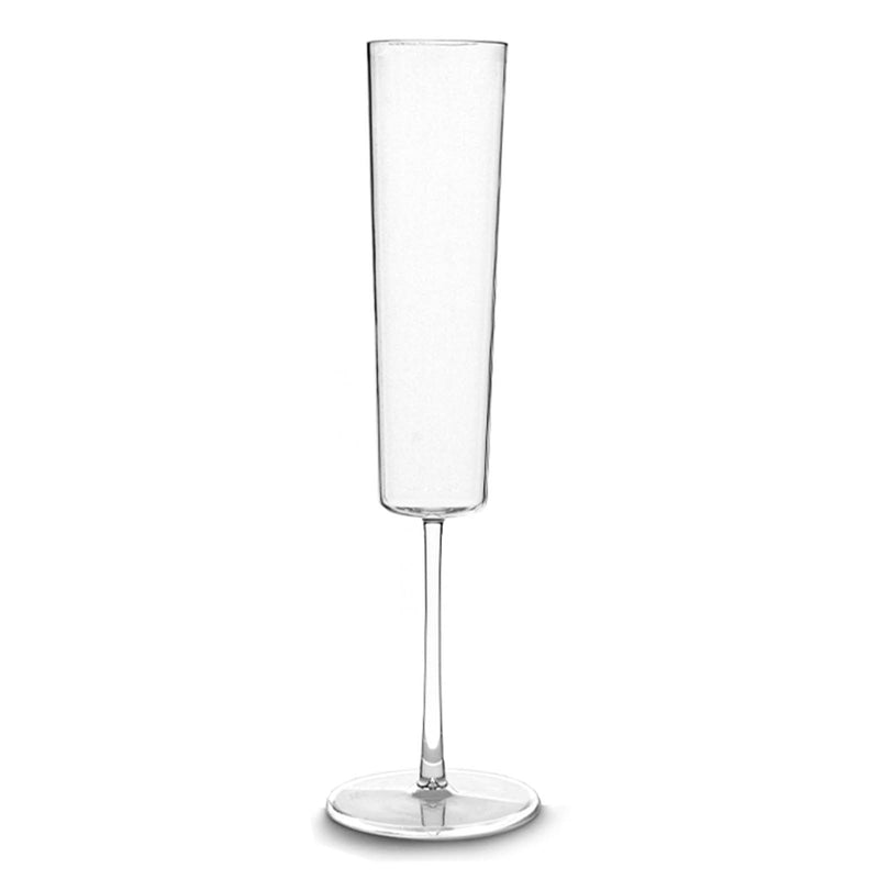 Plastic Champagne Flute - 6 pack -  7 ounce
