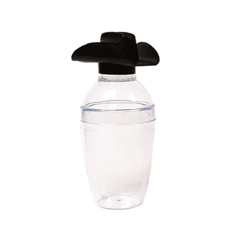 Plastic Cowboy Hat Cocktail Shakers - 16 ounce - Color Options