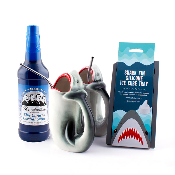 Shark Bite Tiki Drinkware Set