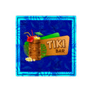 Foam Coasters - Tiki Themed - 3.5 inch Square