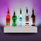 Barconic® Floating LED Liquor Bottle Display Shelf - 1 Tier (Step) - White