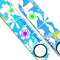 ADD YOUR NAME SPEED Bottle Opener – Abstract Flowers BLUE