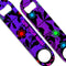 ADD YOUR NAME SPEED Bottle Opener – Abstract Flowers PURPLE