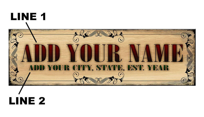 "ADD YOUR NAME" A-Frame Sidewalk Chalkboard Sign 