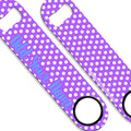 ADD YOUR NAME SPEED Bottle Opener – Polka Dots - Purple