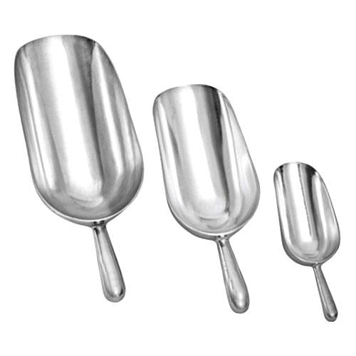 BarProducts.com BarConic Flat Bottom Ice Scoop - Size options 3 oz