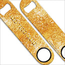 "ADD YOUR NAME" SPEED Bottle Opener – Bling – Several Color Options - Gold