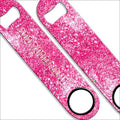 "ADD YOUR NAME" SPEED Bottle Opener – Bling – Several Color Options - Pink