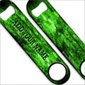 "ADD YOUR NAME" SPEED Bottle Opener – Grunge – Several Color Options - Green