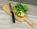 Bamboo Cutting Paddle - with Juice Border - Mini